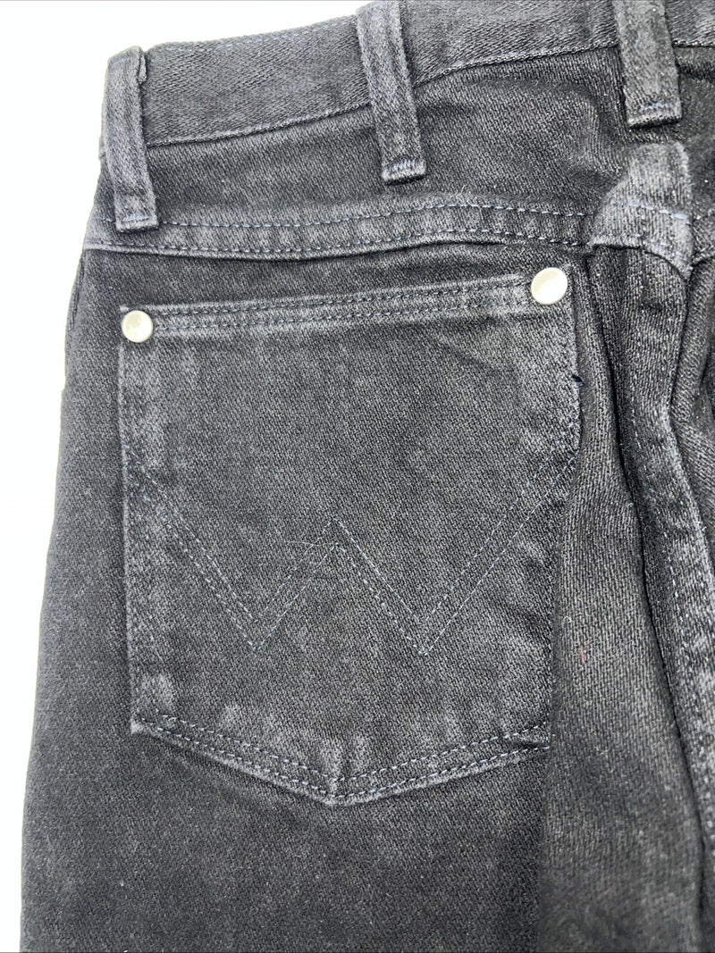 New Men’s Black Cowboy Cut Slim Fit Wrangler Jeans. 9x36 H-12