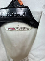 New Women’s Cumberland White Gem Long Sleeve Pearl Snap Medium KK-82