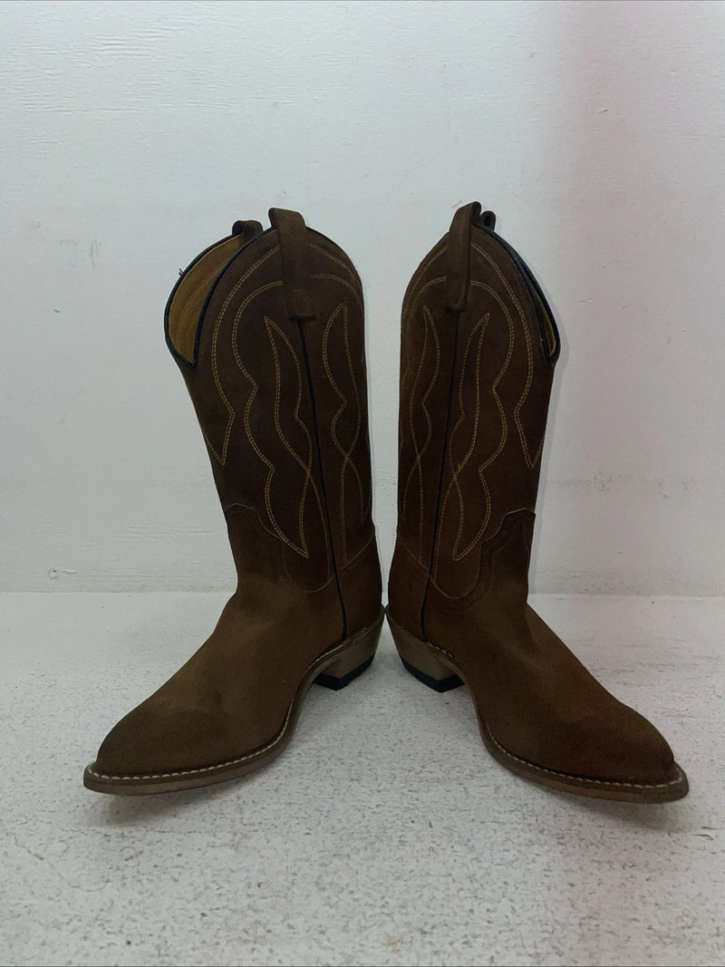 New Youth Brown Acme Cowboy Boots. 56864 5 C. 12-125