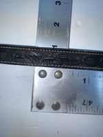 New Black Genuine Leather Western Express Tooled 28” Belt Z-47