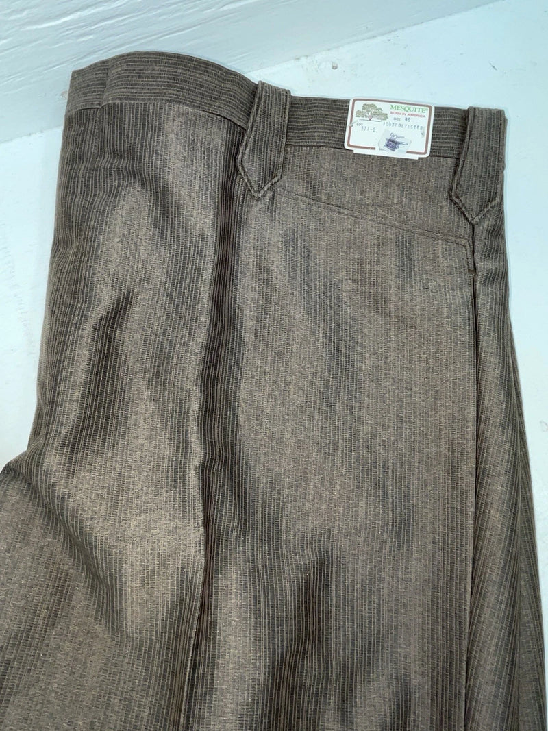 New Vintage Brown Mesquite Polyester Pants #5716 VV-1