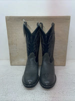 New Youth Gray Bronco Cowboy Boots. B 1892 4.5 4 1/2 D. 22-108