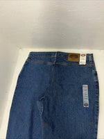 New Men Women’s Diamond Cut Relaxed Fit Denim Jeans. 17/18x36 J-11