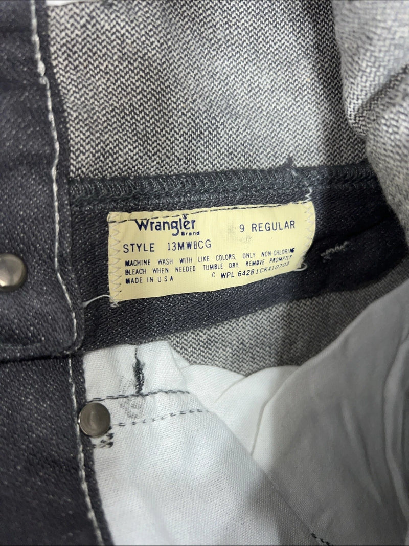 New Boys Grey Wrangler Pro Rodeo Cowboy Cut Denim Jeans. 9/24 1/2 C-10
