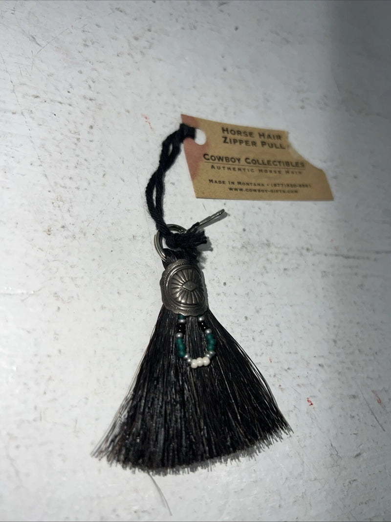 New Women’s Cowboy Collectibles Horse Hair Zipper Pull. F-13