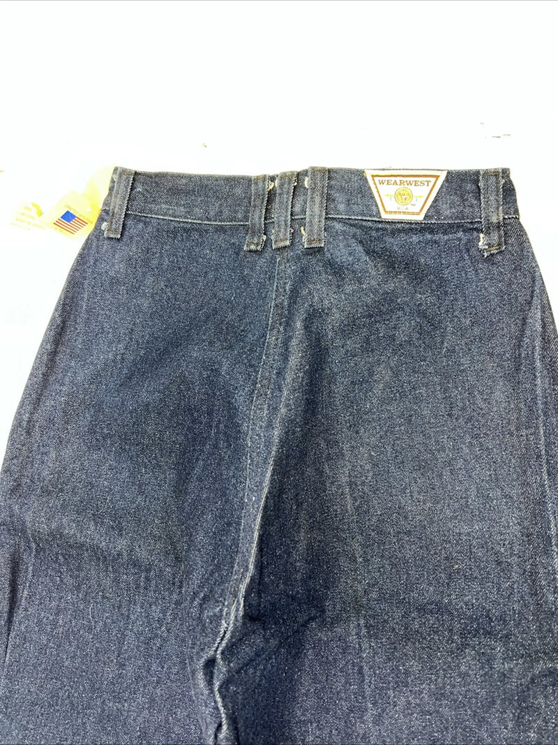 New Women’s Wearwest No Back Pockets Denim Jeans. 11/12x36 L-14