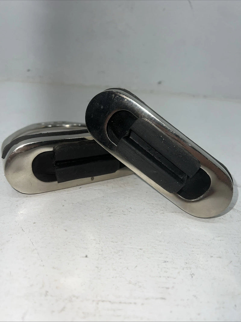 New Tough 1 Chrome Plated Iron 4 1/2” English Stirrups #24-3016 C-501