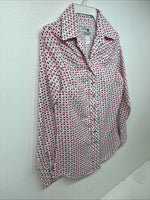 New Women’s Dickson Jenkins Multicolor Long Sleeve Pearl Snap Size 30 MM-37