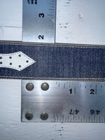 New Blue Genuine Leather 30” Belt #7330 JJ-150