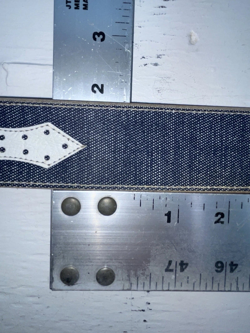 New Blue Genuine Leather 30” Belt #7330 JJ-150