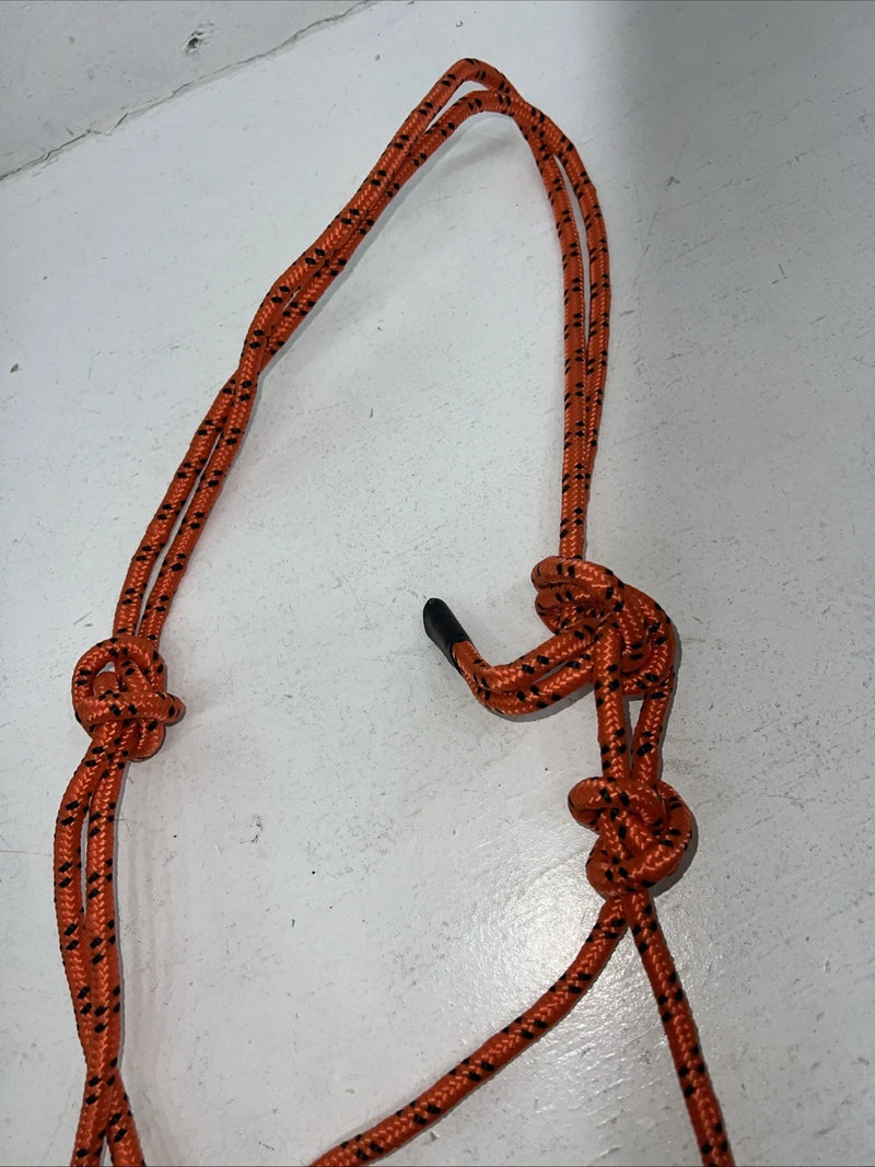 New Tough 1 Orange Poly Rope Halter #50-1000 G-512
