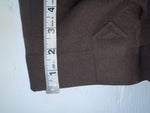 New Vintage Brown Circle S Polyester Pants #05003921 ZZ-31