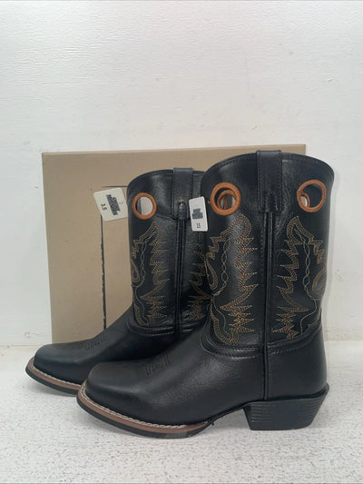 New Youth Black Smoky Mountain Cowboy Boots. 3242 Y 3.5 3 1/2. 22-65