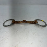 New Congress Leather 5” Eggbutt Copper Snaffle Y-505