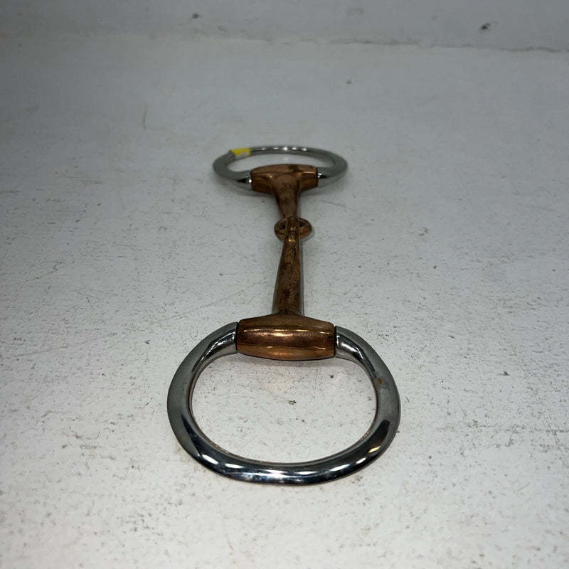 New Congress Leather 5” Eggbutt Copper Snaffle Y-505