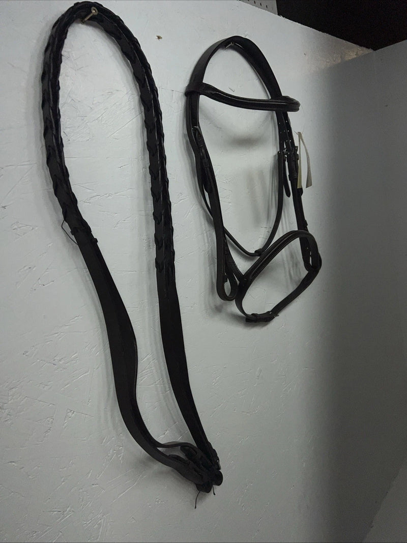 New Tough 1 EQUIROYAL Brown Cob English Bridle #21-9555 BB-38