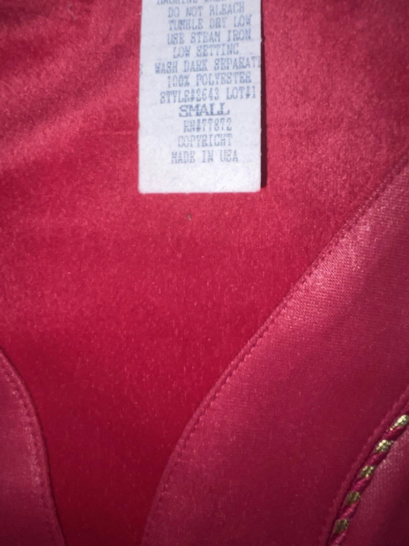 New Women’s Pink 1849 Cut Off Zip Up Vest S #77372 3B-64