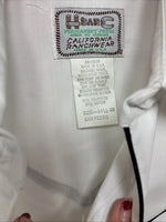 New Women’s H Bar C White Long Sleeve Pearl Snap 14.5 MM-11