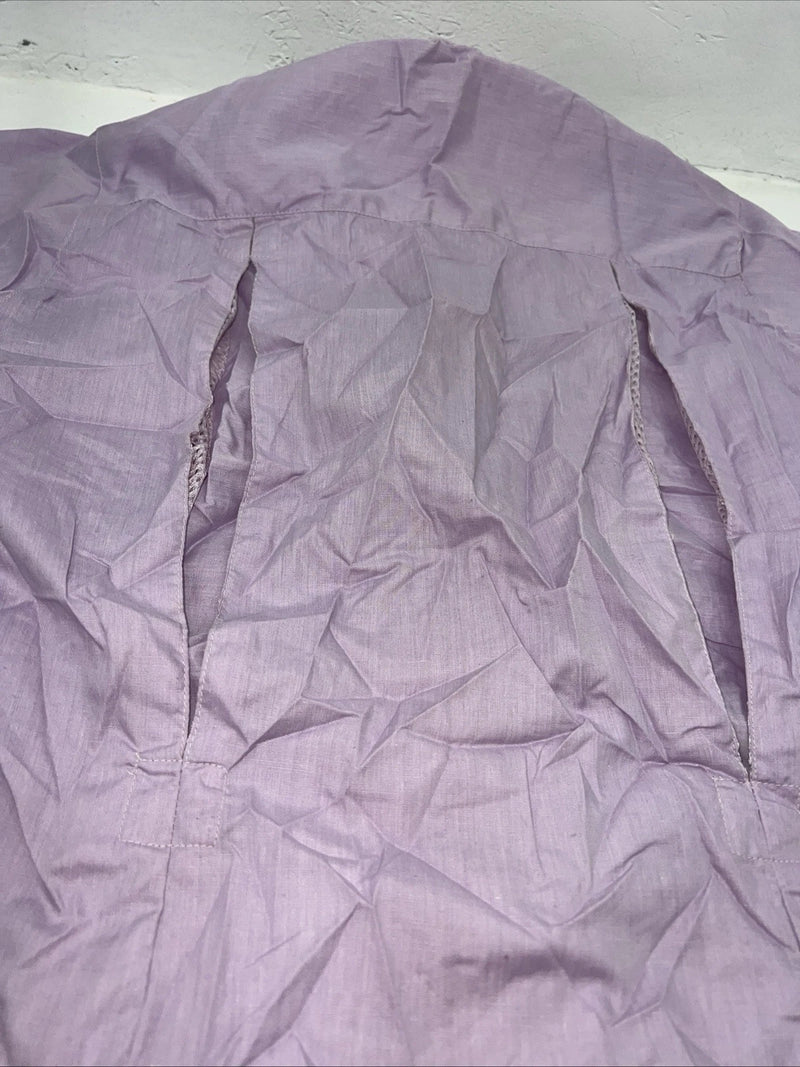 New Women’s Purple EQUISTAR Short Sleeve English Riding Shirts 42 465083 G-42