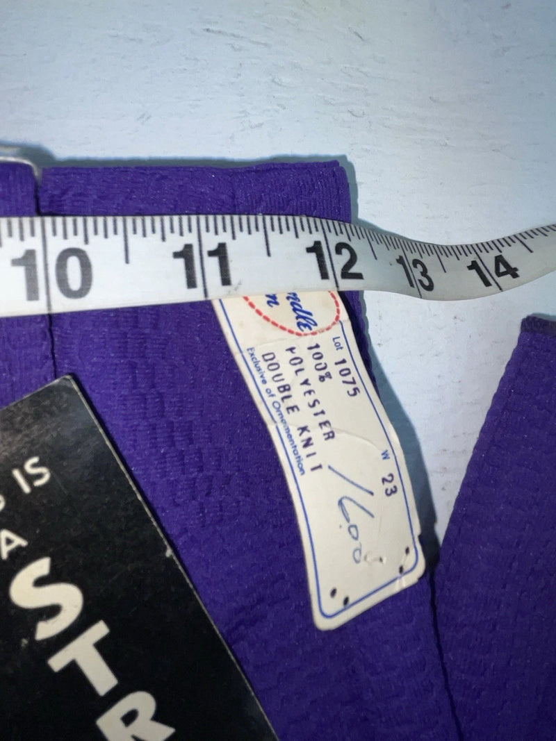 New Vintage Purple Panhandle Slim Polyester Pants #1075 VV-98