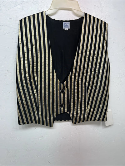 New Women’s Congress Classics Gold Black Vest XL WW-33