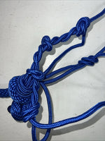 New Tough 1 Blue Training Halter And Lead Rope #50-1095 G-503