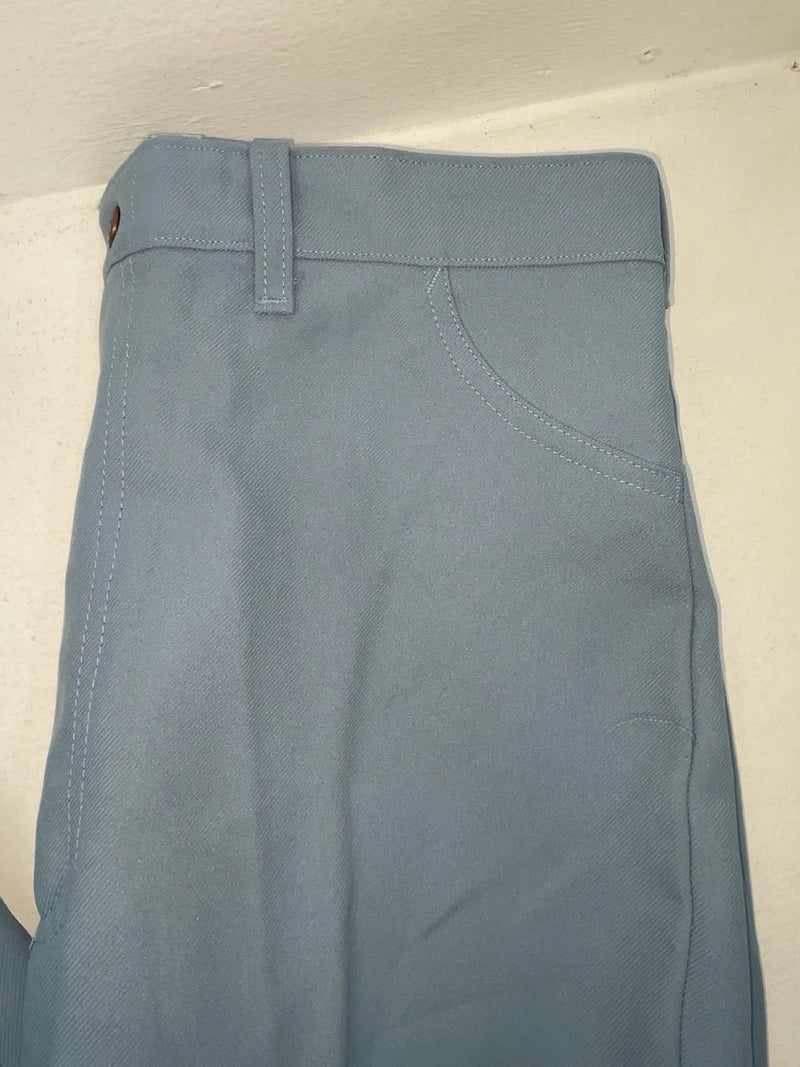 New Vintage Blue Dickson Jenkins Polyester Pants #5519 OO-63