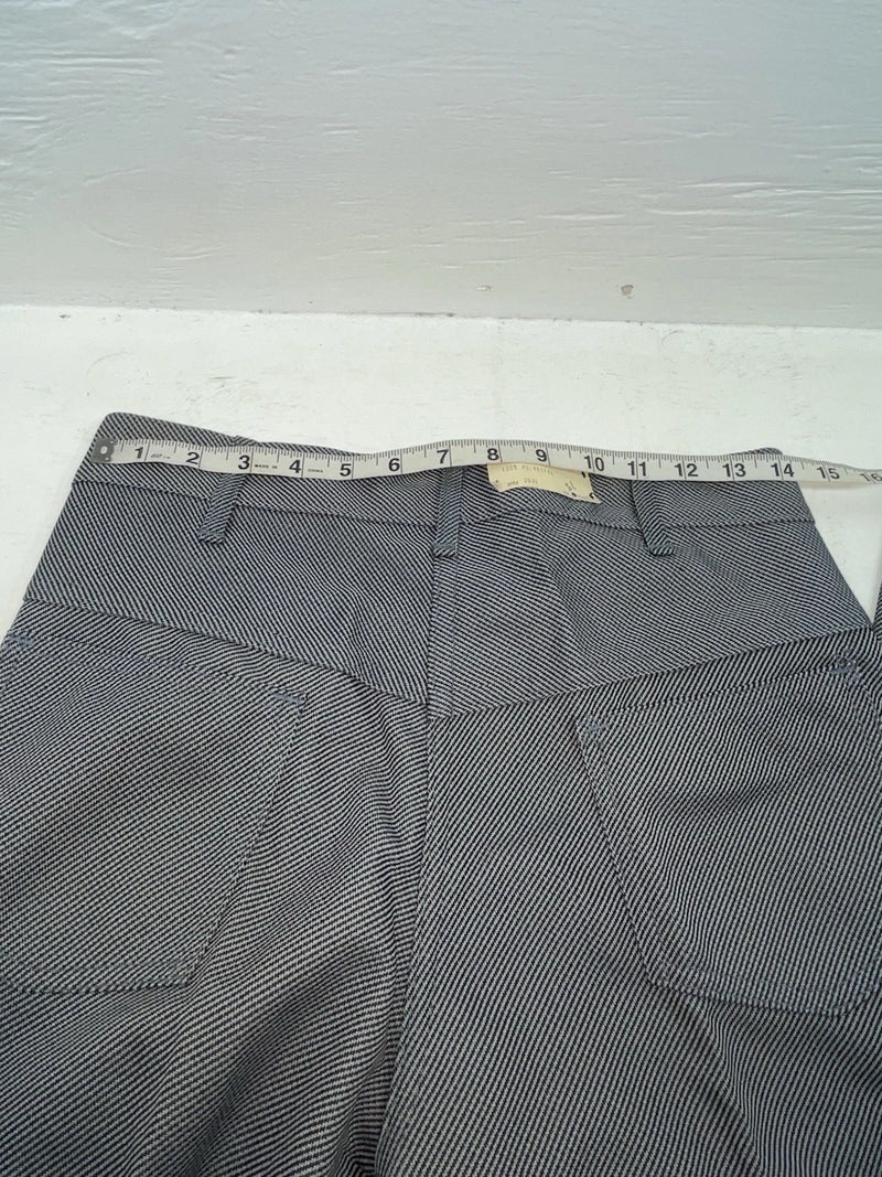 New Vintage Black Speckled Polyester Pants #2624 3A-60