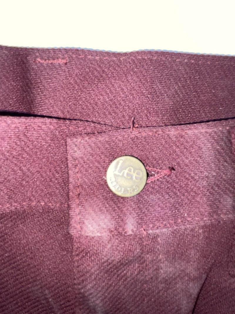 New Vintage Red Lee Polyester Pants #2004061 OO-87