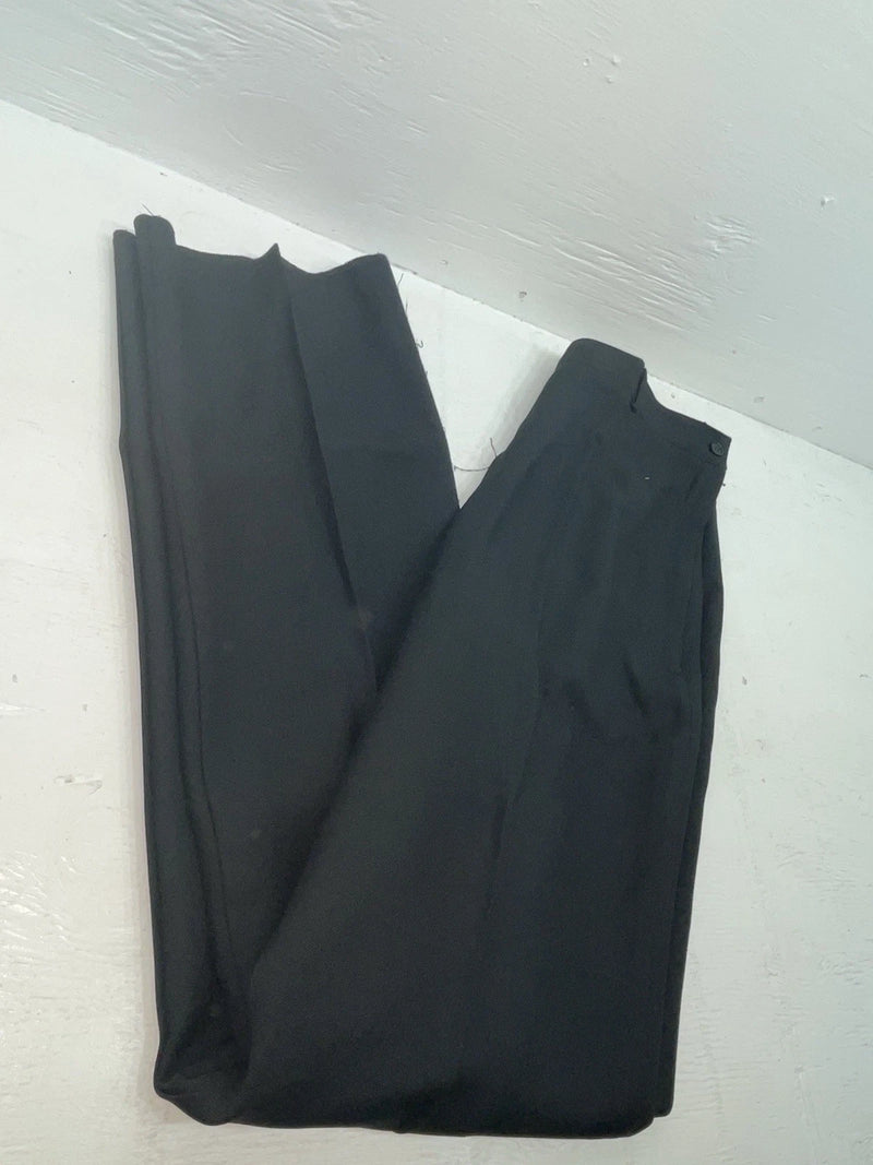 New Vintage Black Polyester Pants #L10 3A-73
