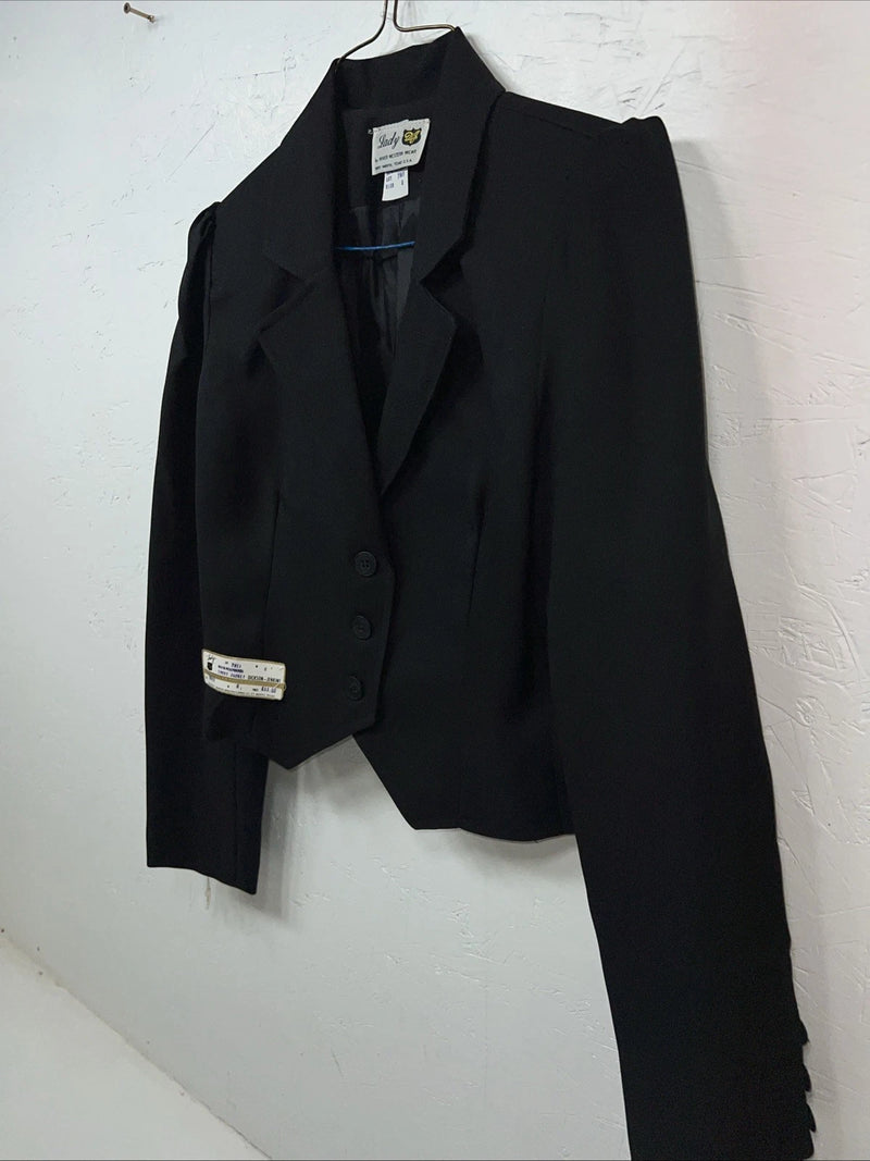 New Women’s Black Dickson Jenkins Short Jacket #7911 8 UU-56