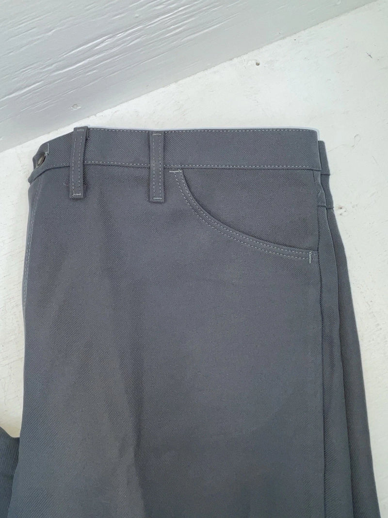 New Vintage Gray Wrangler Polyester Pants #82GY NN-163