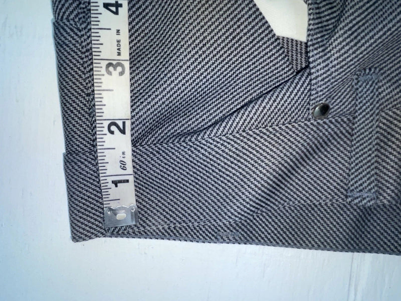 New Vintage Black Speckled Polyester Pants #2624 3A-60