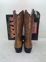 New Men’s Brown Texas Brand Cowboy Boots. 1081 8.5 8 1/2 E E. 3-88