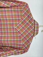New Women’s Panhandle Slim Multicolor Plaid Long Sleeve Pearl Snap 16 X 38 II-18
