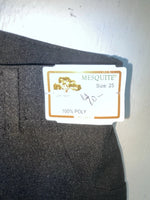 New Vintage Black Mesquite Polyester Pants #5511 XX-108