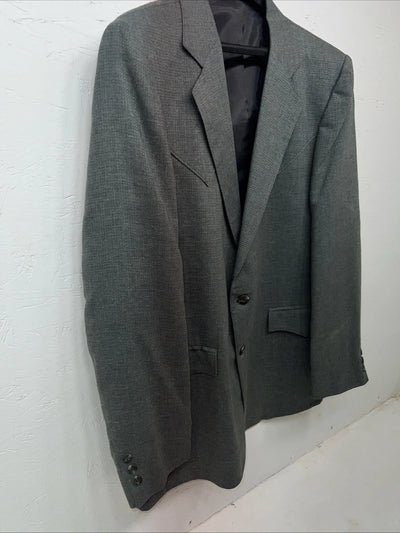 New Men’s Gray HbarC California Ranchwear Dress Coat 42R WW-54