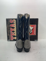 New Men’s Gray Texas Brand Cowboy Boots. 5502 10.5 10 1/2 D. 8-30