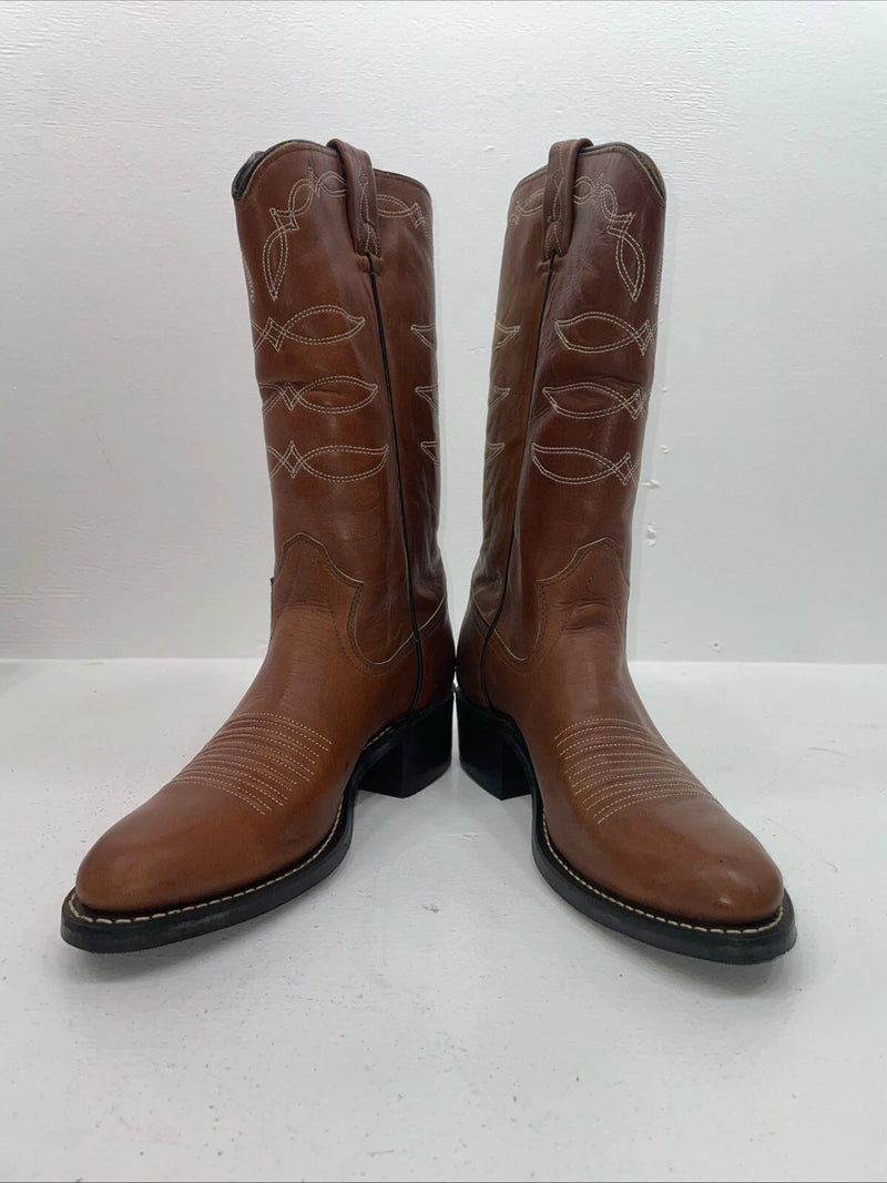 New Women’s Brown Texas Brand Cowboy Boots. M 111 8 B. 16-24