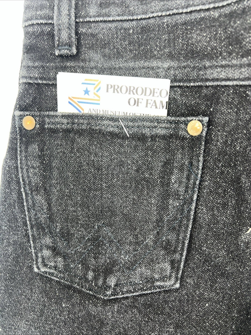 New Boys Black Pro Rodeo Cowboy Cut Denim Jeans. 11/25 1/2 B-30