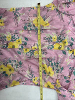 New Women’s Panhandle Slim Pink floral Long Sleeve Pearl Snap 10/32 KK-11