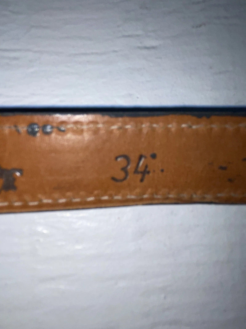 New Gray Genuine Leather Wright 34” Belt #10533 Z-151