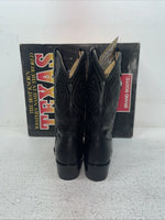 New Kids Black Texas Brand Cowboy Boots. 2000 13 D. 23-39