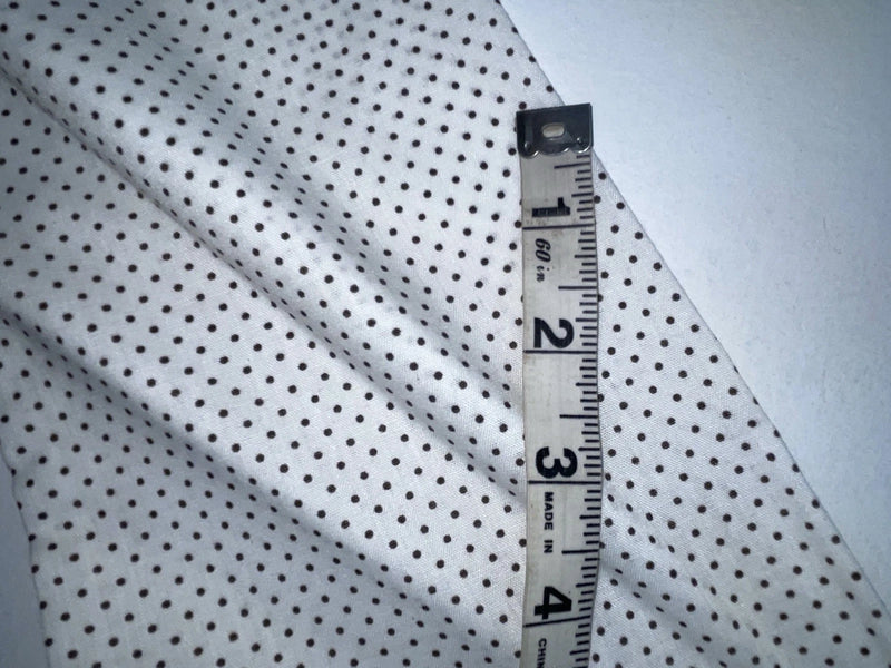 New Women’s Brown Dotted Dickson Jenkins Long Sleeve Button Up Shirt 3B-101
