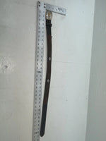 New Brown Genuine Leather 3D Weaved And Silver Pendent 26” Belt #1432 JJ-103