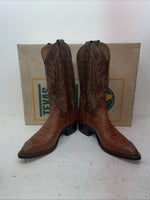 New Men’s Brown Texas Brand Cowboy Boots. 7955 8.5 8 1/2 D. 3-66