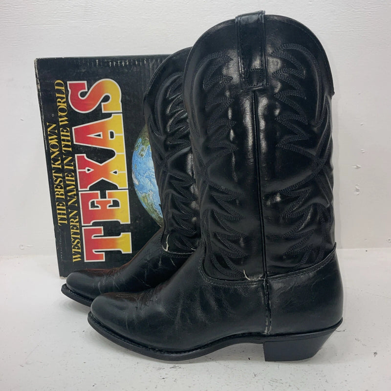 New Women’s Black Texas Brand Cowboy Boots. 4240 10 M. 15-137