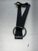 New Royal King Black Genuine Leather Tripping Collar #41-950 Y-23