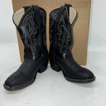 New Children’s Black Bronco Cowboy Boots. 11 D. 24-68