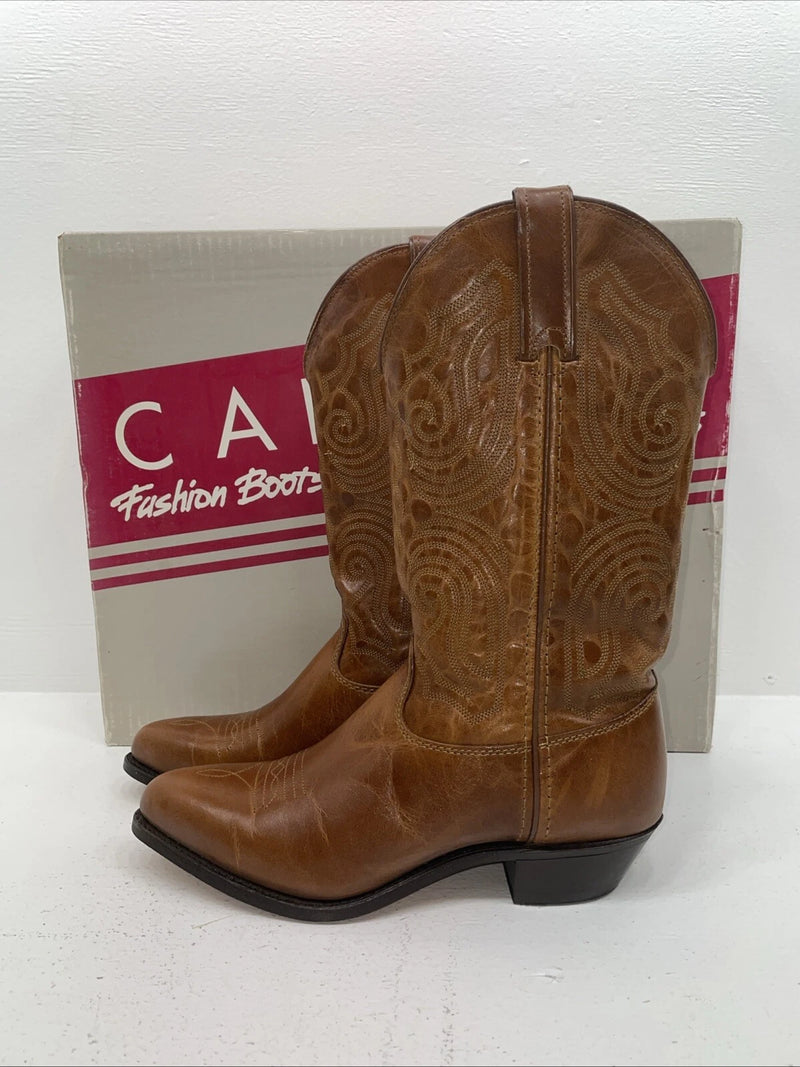 New Women’s Brown Capezio Cowboy Boots. L 394 8 M. 16-28